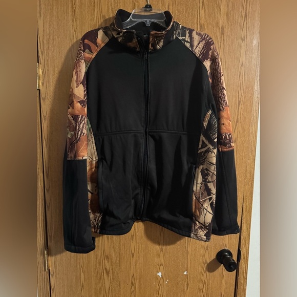Men’s Size L Large Marino Bay Camo Camouflage Hunting Jacket Soft Shell Coat - Picture 1 of 3
